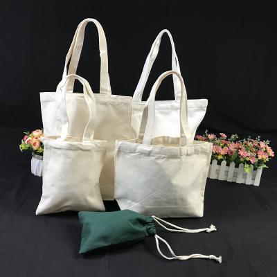 China Wholesale Reusable Eco Friendly Canvas Printed Customized Cotton Tote Bag for sale