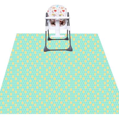 China Baby Referee Chair Kids Washable Flock Floor Mat Waterproof Splat Mat for sale