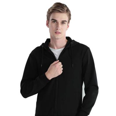 China Anti-wrinkle China Supplier Factory Men's Cotton Zipper Hoodie Double Layer Zipper Hoodie for sale