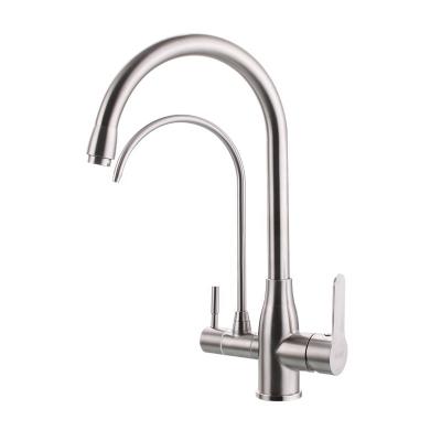 China Coastal Deck Mount Faucets Three Way Faucet Commercial Kitchen Faucet for sale