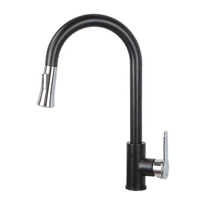 China Black Faucets And Faucets Minimalist Kitchen Faucet Pull Out Faucet for sale