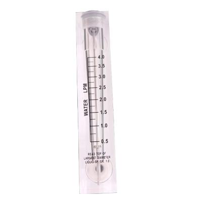 China Water Treatment Good Price 4LPM Panel Rotameter OEM PMMA Integrated Water Rotameter For Russia Flow Meter for sale