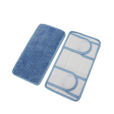 China Modern Stabilized Microfiber Braid Cloth Mop Cover Hook And Loop Mop Replaceable Main Household Supplies Mopping Cloth for sale