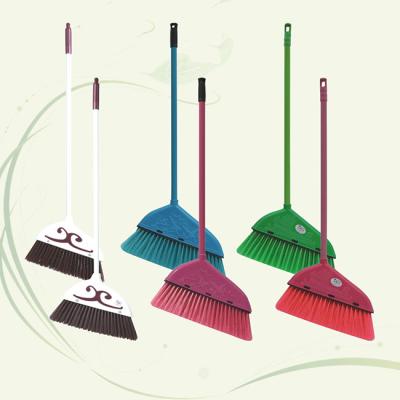 China Home High Quality Multicolor Plastic Soft Quick Broom With Aluminum Handle for sale