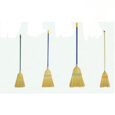 China Home Brooms Factory In China , 56cm Length Garden Tool Wooden Handle Broom Grass Brooms for sale