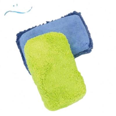 China Auto Car Polish Sponge Fiber Factory Micro Square Powers Stabilized Pad Custom for sale