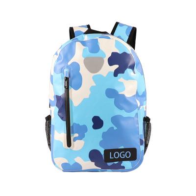 China New Arrival TPU Waterproof Men Camouflage Waterproof Outdoor Dry Bag Backpack for sale