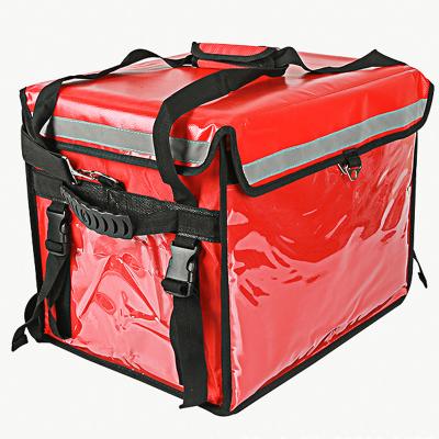 China 44L Food Delivery Bag Waterproof Backpack Waterproof Passionate Motorcycle Thermal Food Bag For Pizza for sale