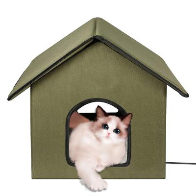 China Sustainable Cat House Foldable Custom Pet Heating Products For Indoor Outdoor for sale