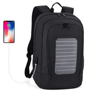 China Waterproof Multiple Function Solar Backpack with Solar Panel Charger for Laptop Electronic Devices for sale