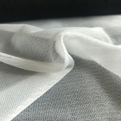 China 30D adhesive 50D knitted quality stable knit fusible interlining fusible interlining for shirt for sale