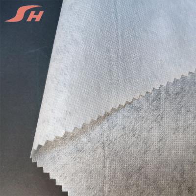 China Factory Adhesive 100% Polyester Adhesive Interlining Nonwoven Fusion For Costumes for sale