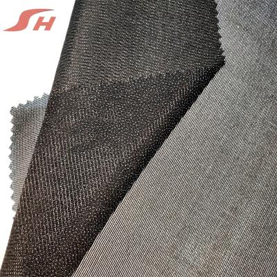 China 100% Polyester Shrink-Resistant Adhesive Fusible Knitted Interlining Pants Adhesive for sale