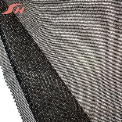 China Factory Supply 100% Fusible Polyester Fusible Wrap Knitted Garment Interlining for sale