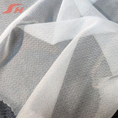 China 100% Polyester Double Stitch Knit Coat Adhesive Fusible Interlining for sale