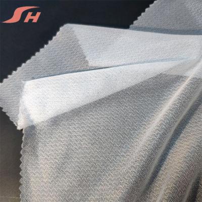 China POT SEAT PA Knit Bond Fusible Interlining Wholesale Custom Stitch Clothes Double Adhesive for sale