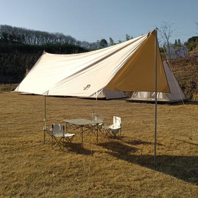 China UV-Resistant Hot Sale 8-12 Person Tarp Outdoor Camping Tent 5mx4.35m Waterproof Ultralight Garden Canopy For Sunshade Beach Sun Shelter for sale