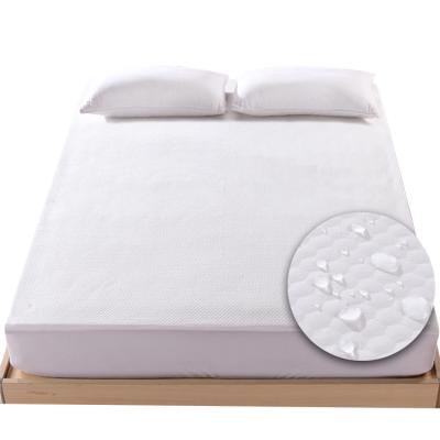 China New Waterproof Soft Cotton Terry Mattress Pad Low Price Amazon Bamboo Warm Mattress Cover With TPU Layer for sale