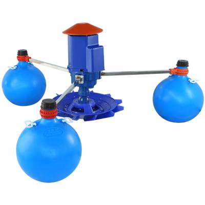 China Durable Fish Farming Fish Pond Floating Balls 3 2HP Three Phase Fish Pond Farming Impeller Aerator 220v 380v 440v for sale