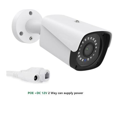 China APP Control DC 12V+ POE IR Light Metal Cheap Outdoor Bullet IP Dome Indoor Network Camera With Audio for sale