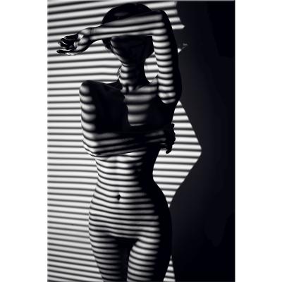 China Modern Black And White Sexy Nude Body Painting Girl Woman Picture Wall Art for sale