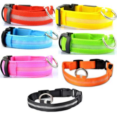 China Lights Led Dog Collar USB Rechargeable Light 3 Modes Night Waterproof Safety Collar Glow Led Collar For Dogs for sale