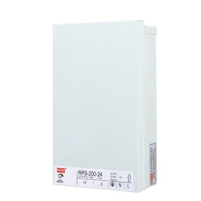 中国 NVVV Rain Power Supply 200W 24V 8.3A 24V Industrial Single Power Supply Change Group Output 196*118*55mm 販売のため