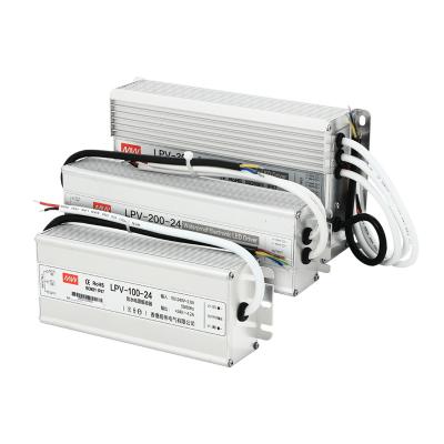 中国 LED Display AC DC 100w 24v DC Waterproof Changing Power Supply Waterproof LED Driver Power Supply LPV-100W-24V 販売のため