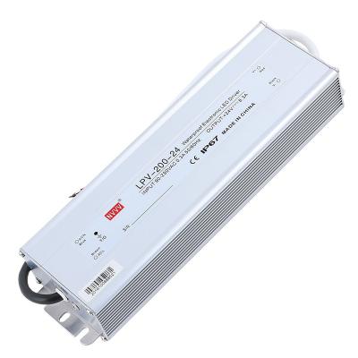 China LED Display 200W 24V Waterproof LED Power Supply LPV-200W-24V Changeover High Quality Driver for sale