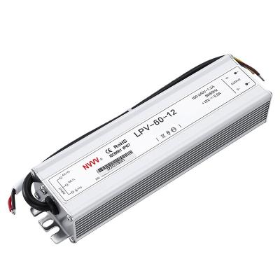 Cina LED Display LED Driver LPV-60-12 Waterproof 12v 60w Single Output LED Driver Switching Power Supply in vendita