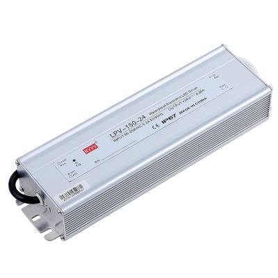 Cina Waterproof 150W 24v Series Single Output Changing Power Supply For LED Driver LPV-150w-24v 240*69*43mm in vendita