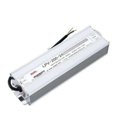 China LPV-200-24 200W 24V SMPS LED Display Power Supply 24V 8A LED Power Supply Waterproof Change Driver Te koop