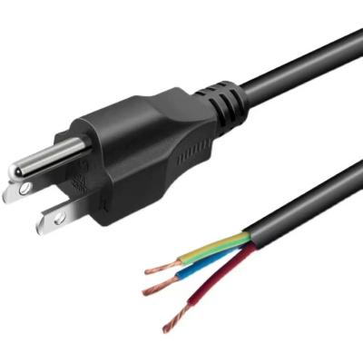 China Commercial NVVV AC 3 Pin Plug Cable USA 3Pin Cord Lead Electrical C13 USA Power Cord zu verkaufen