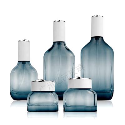 China Wholesale Cosmetic Glass Bottles Stain Cosmetics Set, All Kinds of Glass Bottles Capacity for sale