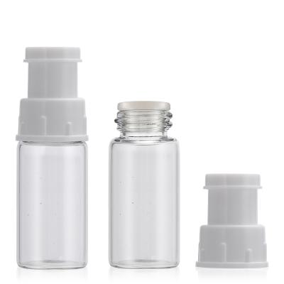 China Stain Mother and Child Medicine Bottle Cosmetic Glass Screw Cap Freeze Dried Powder Bottle 10ml Cosmetics, Medicine and healt for sale