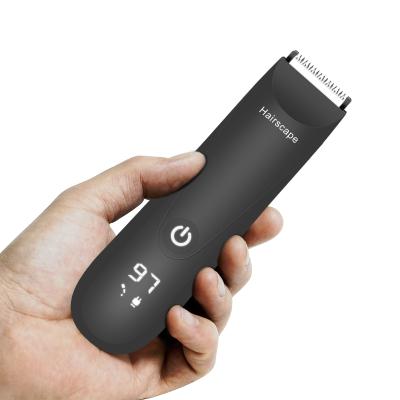 China Professional Customizable Rechargeable Electric Waterproof Rechargeable Grooming Body Hair Trimmer For Men for sale