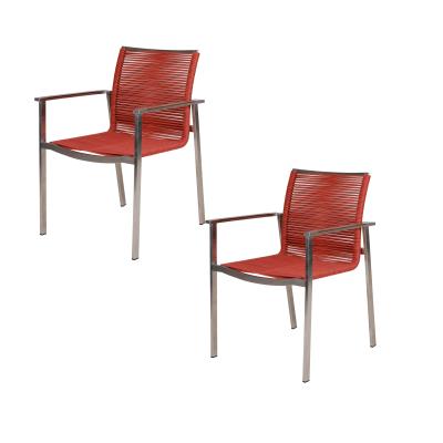 China Modern OEM Available Patio Dining Chairs Set Outdoor Hotel Chairs Stainless for sale