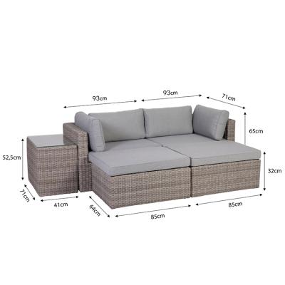 China Weather Furniture Sofa And Chair Set Outdoor Furniture Set Outdoor Modern Dining Patio Furniture Popular USA Europe Market Outdoor Garden Patio for sale