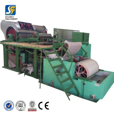 China Paper making field good price tissue paper recycling machine/paper cutting machine/tissue paper making machine for sale