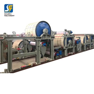 China Waste/Waste Paper Cardboard Bag Packaging Machine Manufacturers Corrugated Paper Production Lines for sale