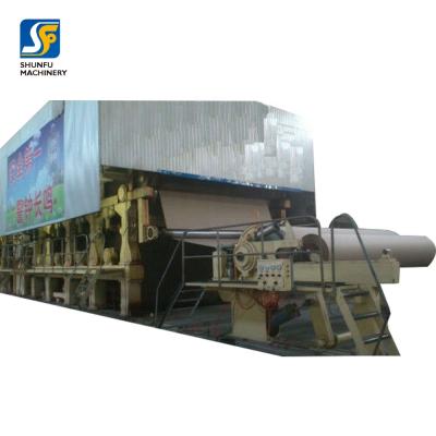 China Production 20 TPD Automatic Paper Machine Raw Paper Machine Craft Paper Industry Corrugated Paper Machine for sale