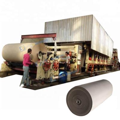 China Wrapping Industry Used Kraft Paper Make Machine Making Kraft Paper Line 100 Ton Indonesia for sale