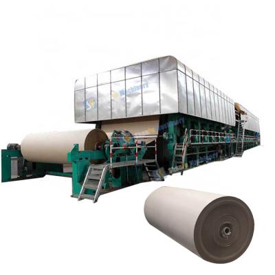 China Industry OCC Kraft Waste Paper Recycling 3200 Flute Kraft Paper Machine Paper Make Product for sale