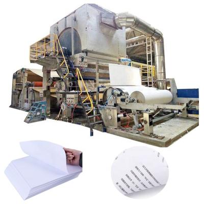 China Factory Mini Office A4 Copy Paper Making Recycling Waste Paper Machine Price for sale