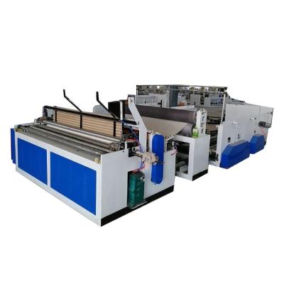 China Hotels Paper Cutting And Packaging Machine Automatic Toilet Paper Tissue Paper Roll Wrapping / Wrapping Machine for sale