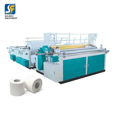 China Factory Small Scale Tissue Toilet Paper Making Machine Roll Tissue Toilet Paper Making Machine Price for sale