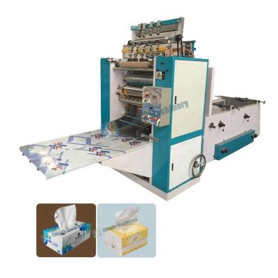 China Paper Industry Automatic Folding Box Packing Soft Facial Tissue Paper Machine for sale