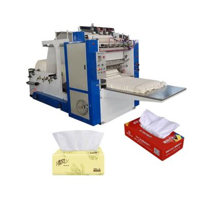 China Paper Industry Automatic Facial Tissue Paper Soft Folding Making Machine Production Line Facial Tissue Paper for sale