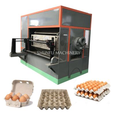 China Eco - Friendly Recycling Hotels Egg Carton Machine / Egg Tray Making Machine for sale