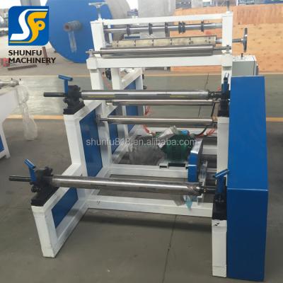 China Rolling paper tube needs kraft paper plate slitting machine small roll cutting machine SF/Thermal slitting machine-09 for sale